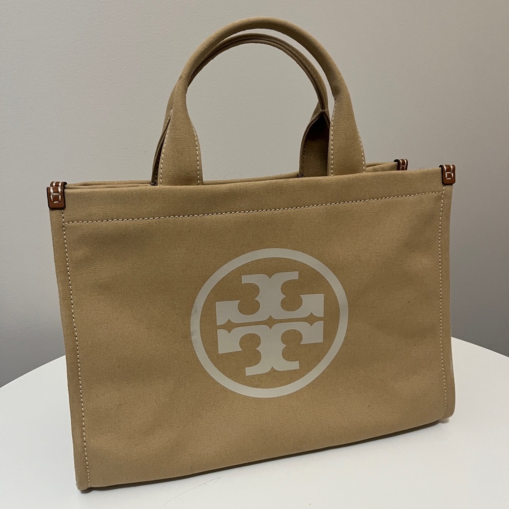Tory Burch Ella Logo Canvas Tote